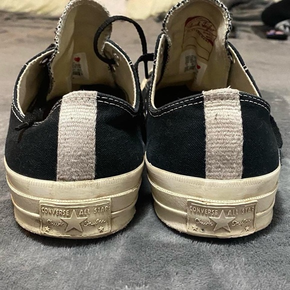 CDG Comme des Garçons Converse Low Top Black - Picture 4 of 6